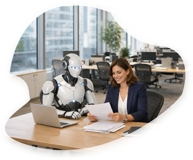 Team working on software solutions